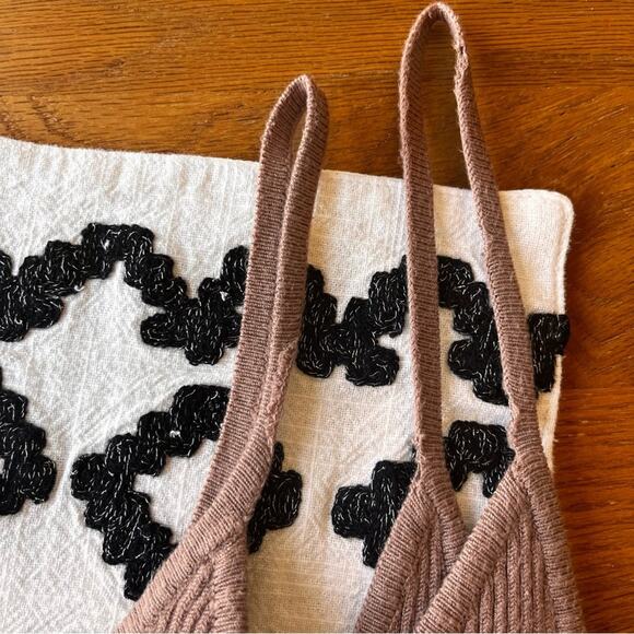 RSQ Tilly’s Neutral Tan Ribbed Knit Spaghetti Strap Dress juniors size XXL - Picture 4 of 8